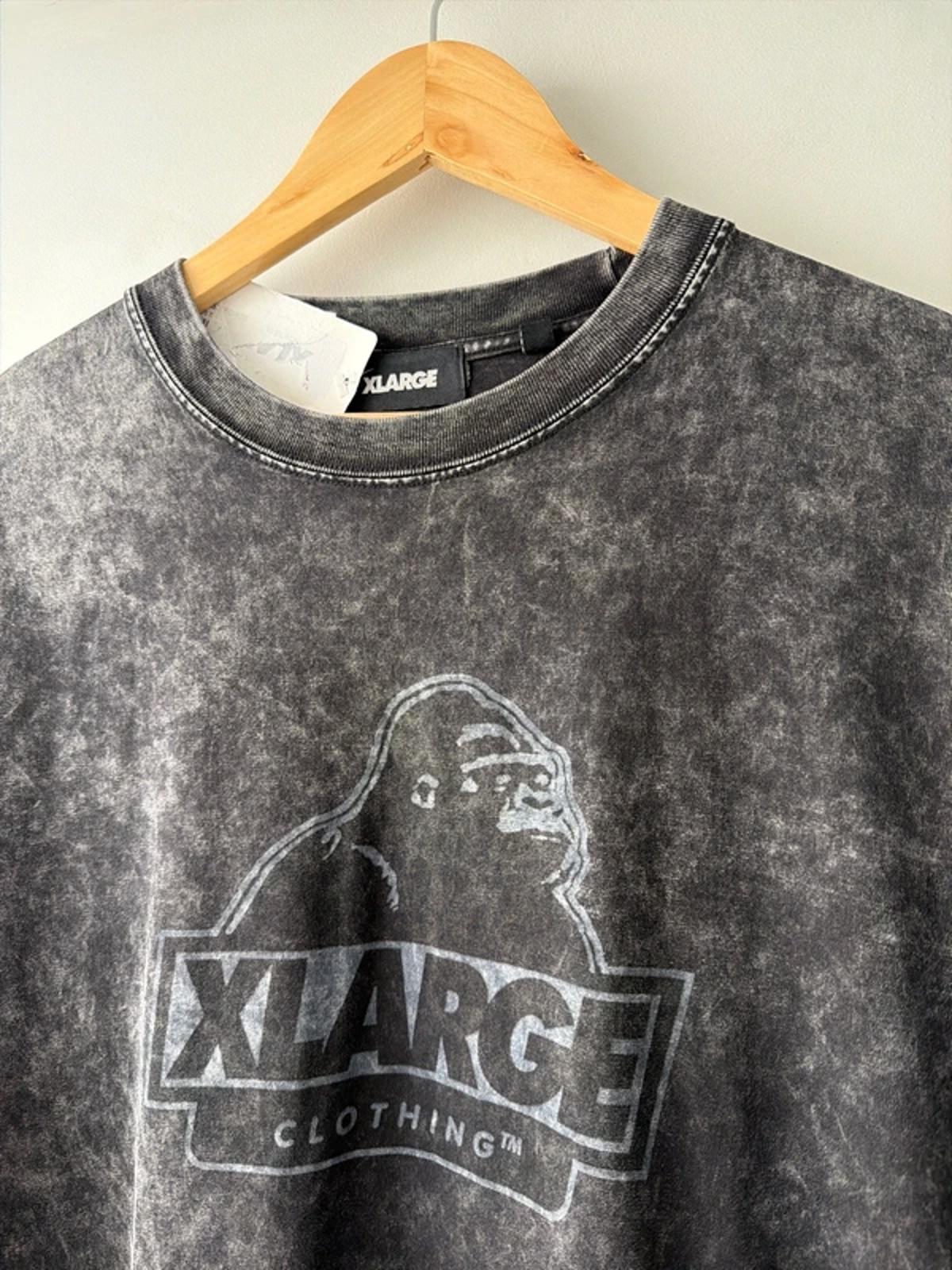 Men’s XLarge Oversized Fit Acid Wash T-shirt In Black - Mediim - 3202