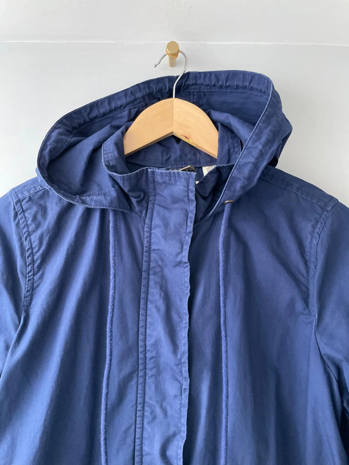 Women’s Levi’s Hooded Parka Jacket Coat In Navy - Small - 2284