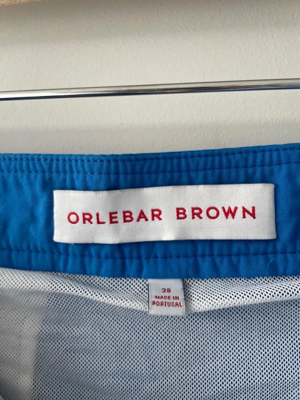 Men’s Orlebar Brown Classic Style Dane Swim Shorts in Blue - Small - 3105