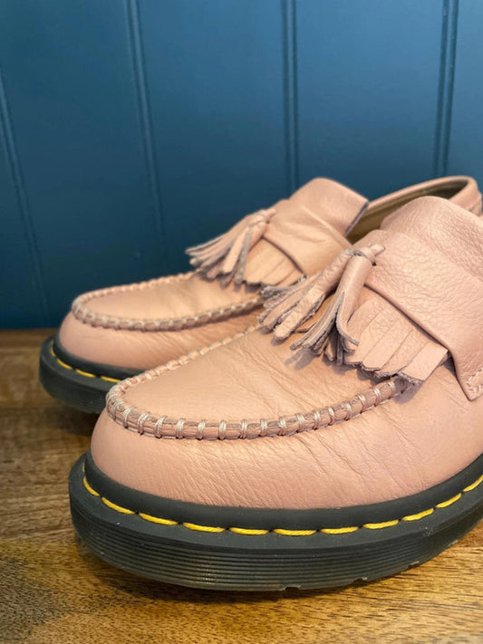 Women’s Dr. Martens Adrian Tassel Loafer With Chunky Sole In Powder Pink - UK6.5 - 2703