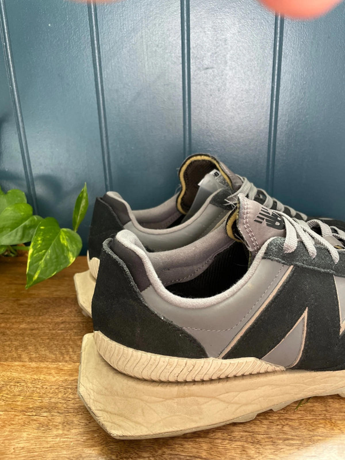 Men’s New Balance XC-72 Premium Leather Trainers In Black/Grey - UK10 - 2177