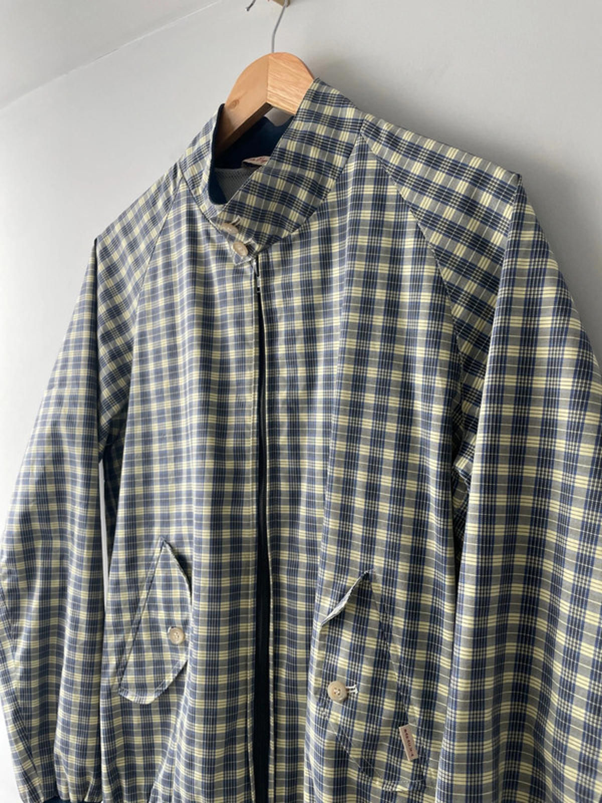 Mens Baracuta G9 Limited Edition Rare Harrington Checked Jacket - Small -2054