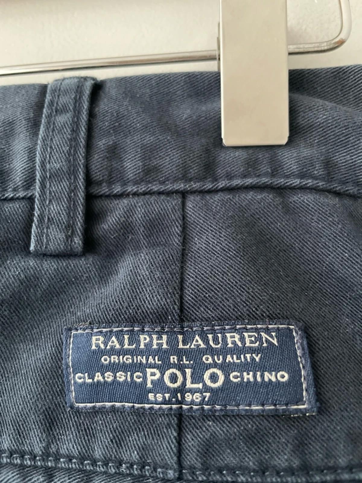Men’s Ralph Lauren Classic Fit Prospect Chino Trousers In Navy Blue - W38/L32 - 2924