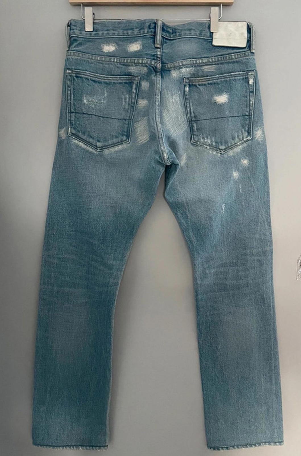 Men’s Ron Herman Denim rip and repair effect jeans - W31 / L33 - 1871