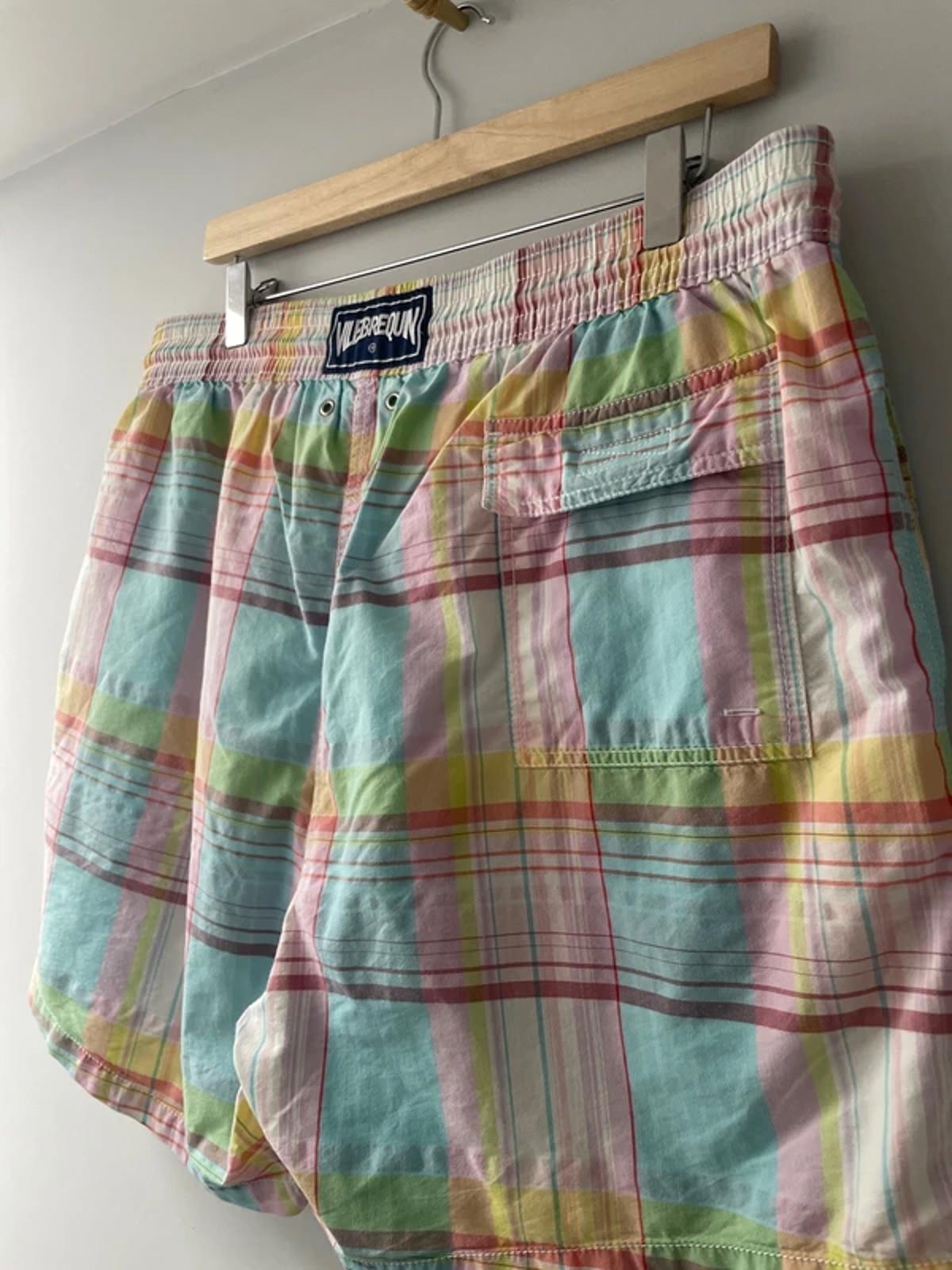 Men’s Vilebrequin Checked Plaid Swim Shorts - XXLarge - 3098