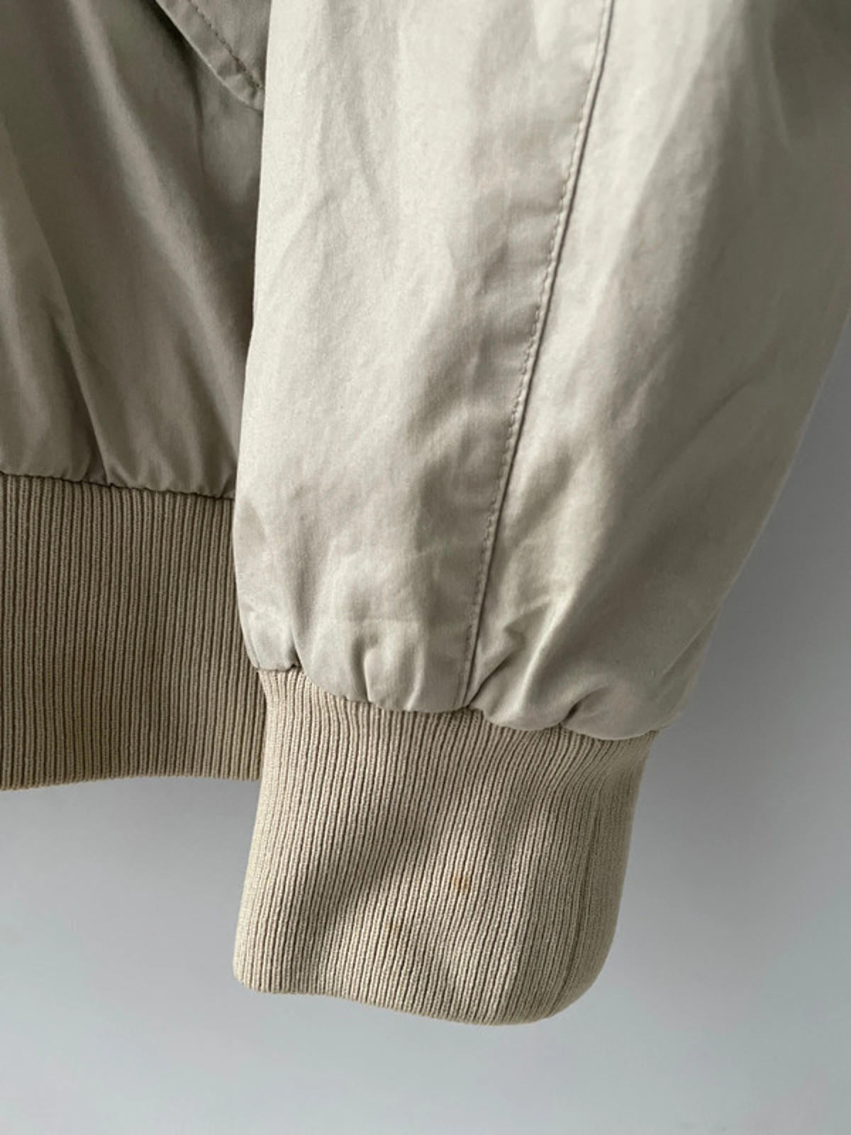 Men’s Baracuta Premium G9 Hooded Harrington Jacket In Beige - XLarge - 2486