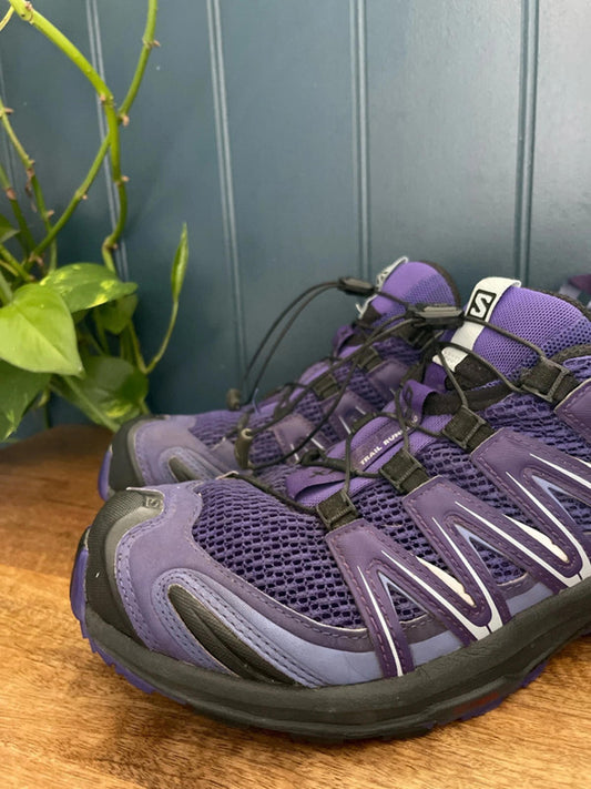 Men’s Salomon XA Pro 3D Trail Running Trainers In Purple - UK 8 - 2134