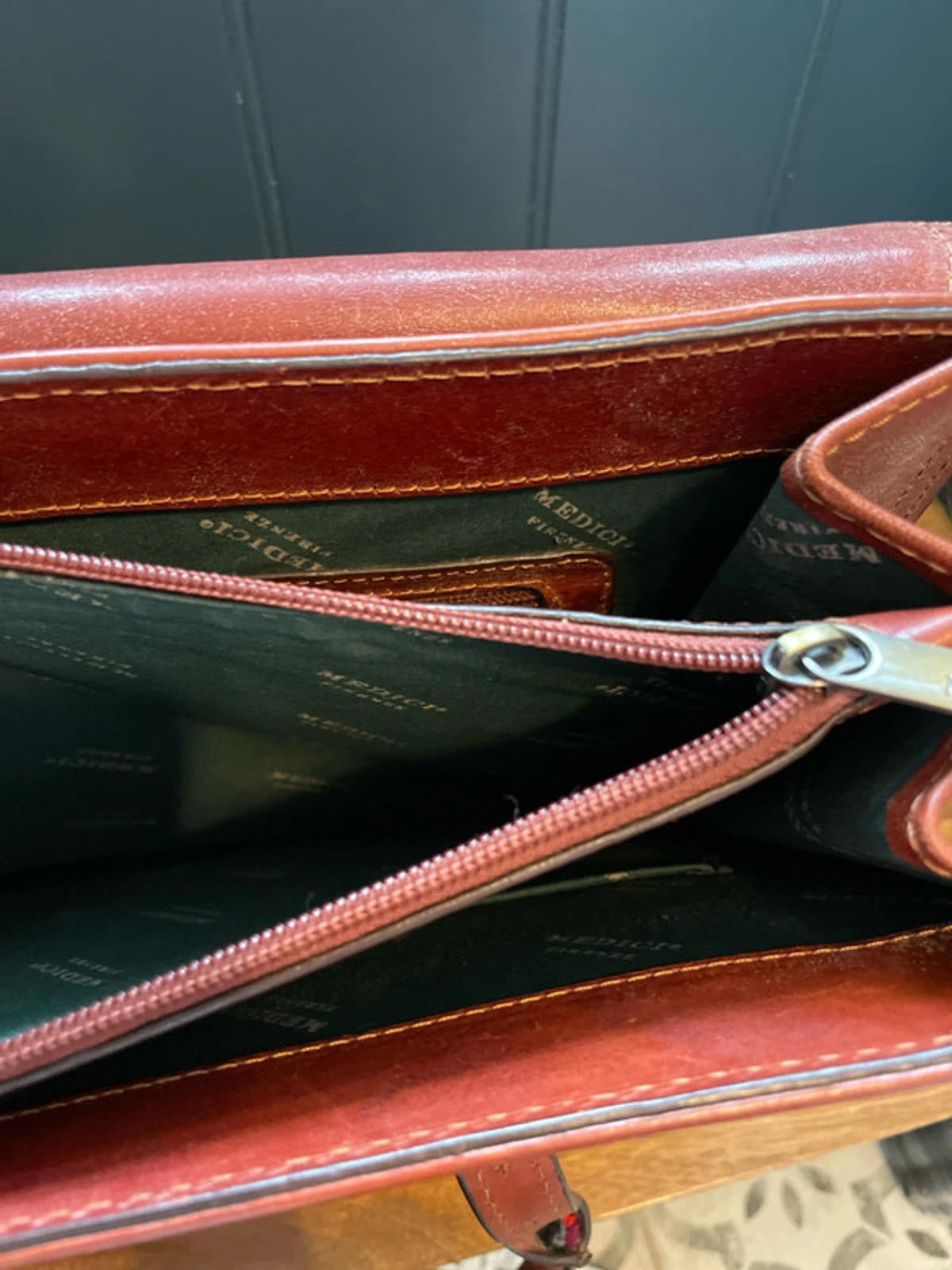 Men’s Medici Vintage Made In Italy Leather Bag Holdall In Brown - 2730