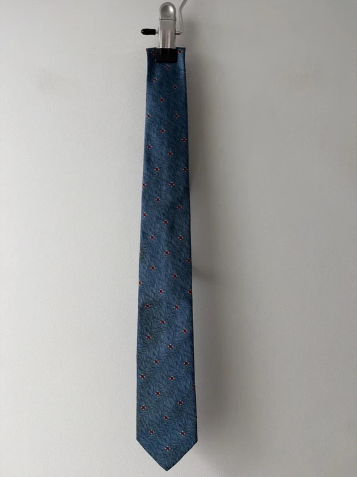 Lochan Skinny Tie Made In Scotland In Blue - 3332
