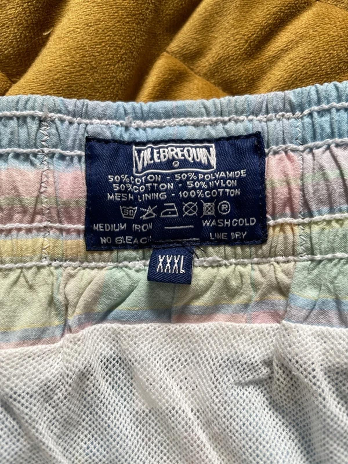 Men’s Vilebrequin Designer Checked Design Swim Shorts in Blue - XXXLarge - 3114