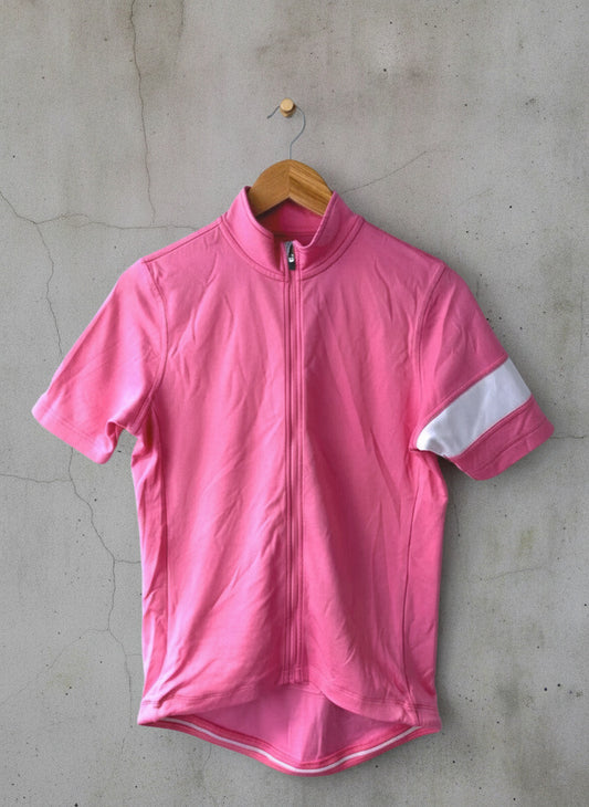 Men’s Rapha Premium Merino Wool Blend Cycling Jersey Top In Pink  - Medium - 3420