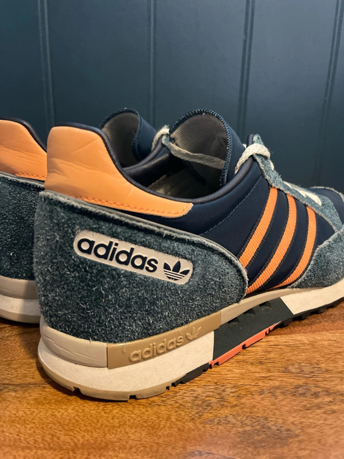Men’s Adidas Originals Phantom Trainers In Dark Petrol - UK9 - 2659