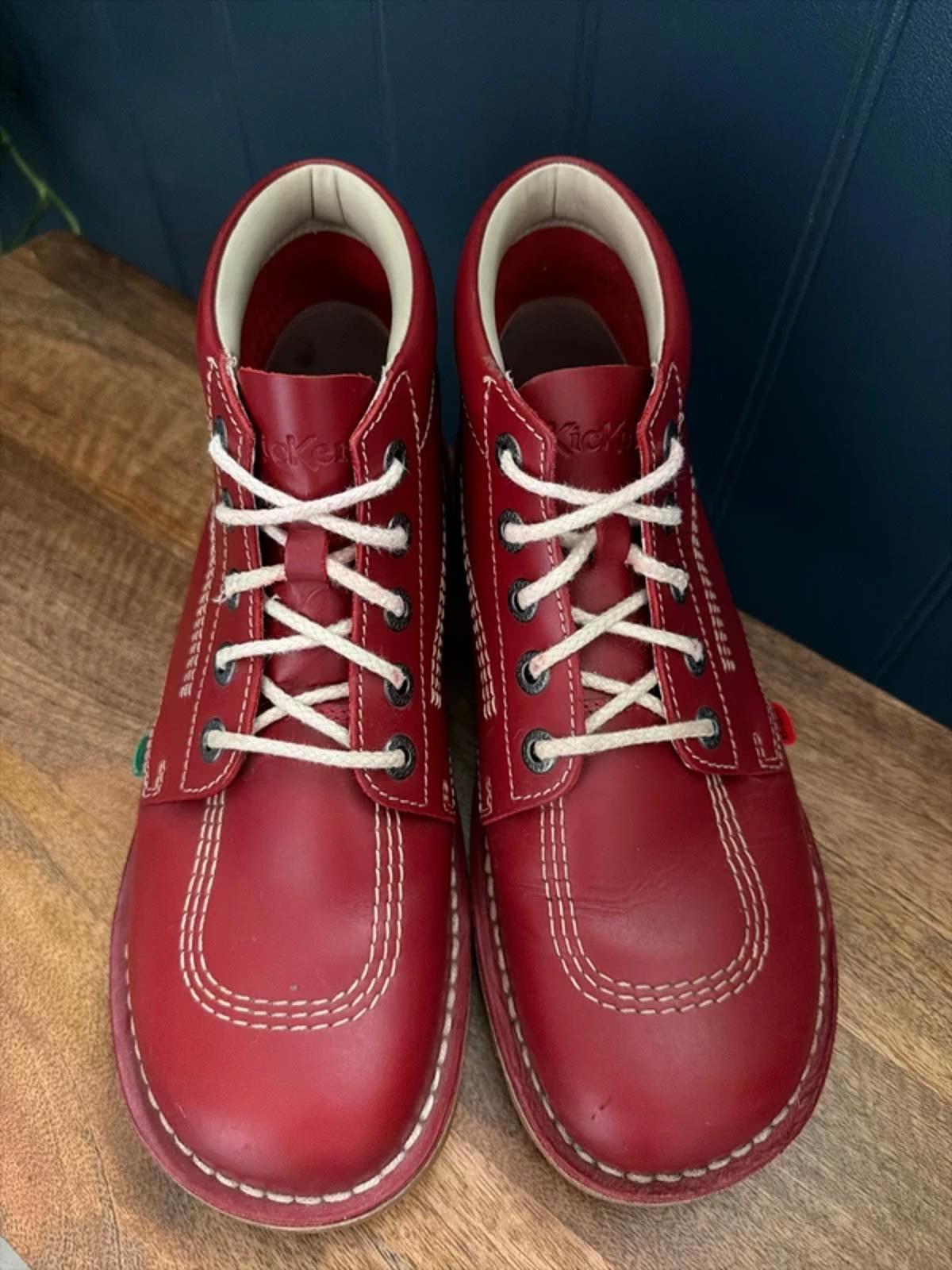 Men’s Kickers Premium Leather Hi Core Ankle Boots - Uk8 - 3294
