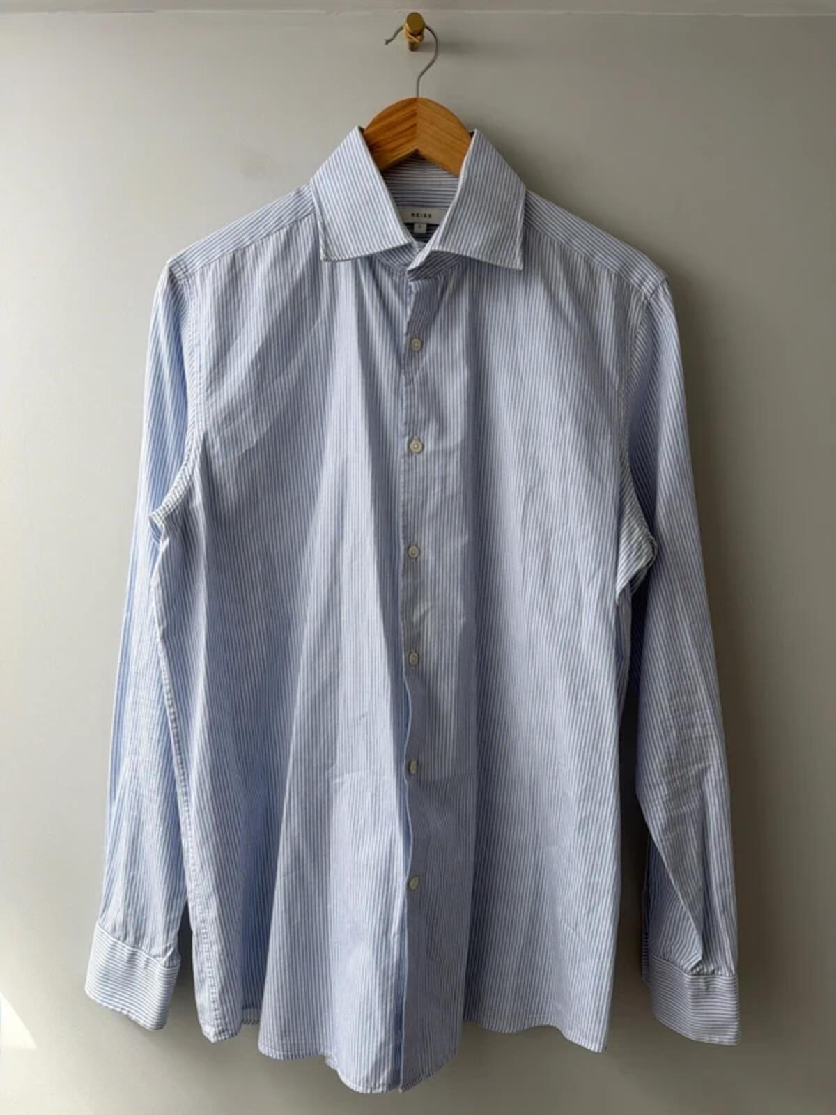Men’s Reiss Long Sleeve Stripped Shirt - Large - 3398