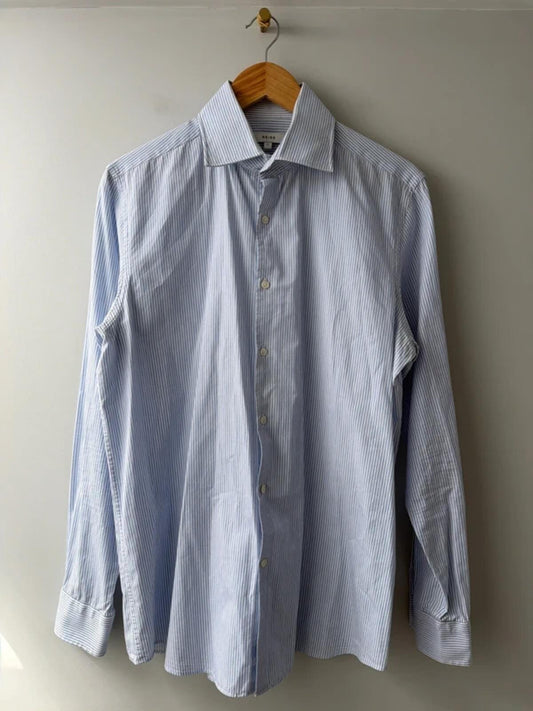Men’s Reiss Long Sleeve Stripped Shirt - Large - 3398