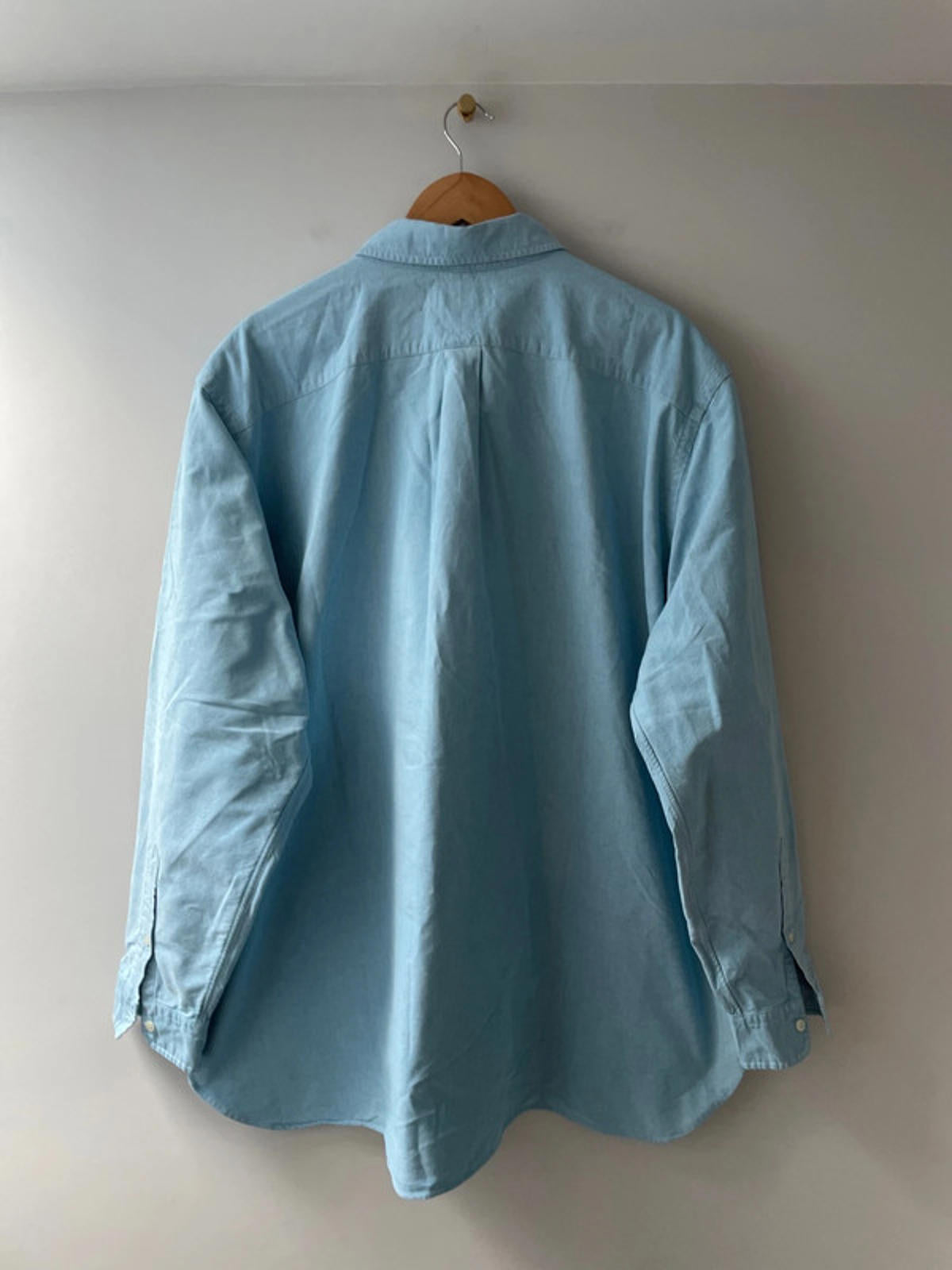 Men’s Ralph Lauren Classic Fit Oxford Chambray Shirt In Blue - XXLarge - 2715