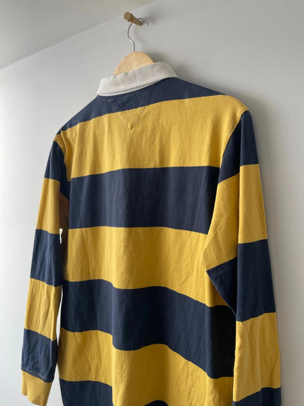 Women's Tommy Hilfiger Stripped Rugby Polo Shirt Top - Large - 2107