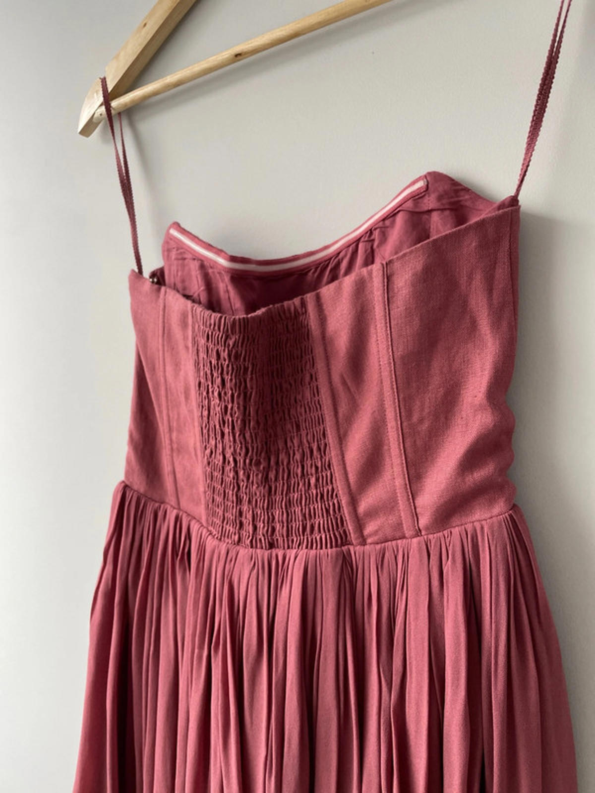 Women’s & Other stories Sheer Maxi Dress With Corseted Waist - Uk10 - 2002