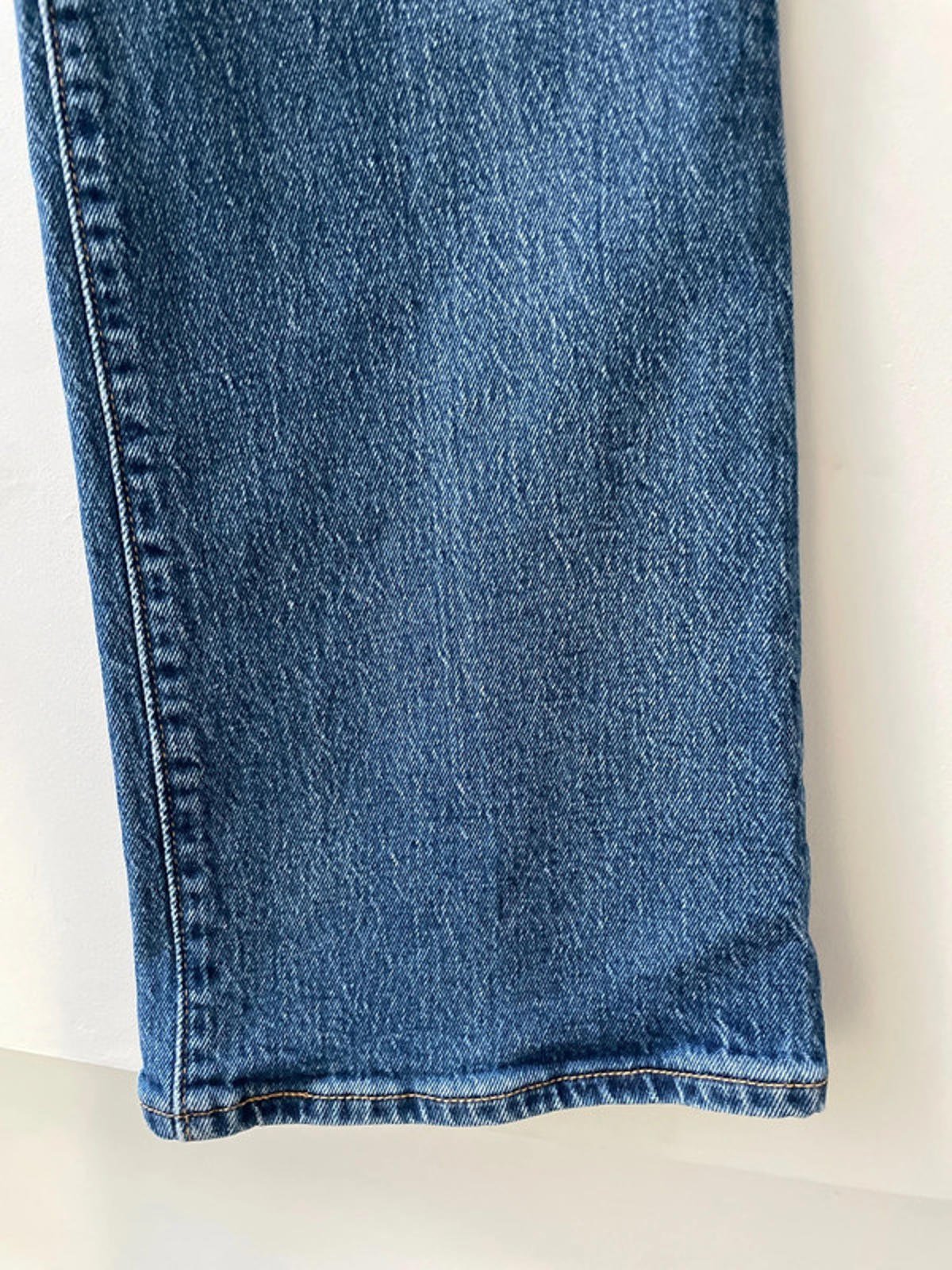 Women’s Levi’s High Waisted Ribcage Boot Straight Fit Jeans In Navy - W26/L31 - 2562