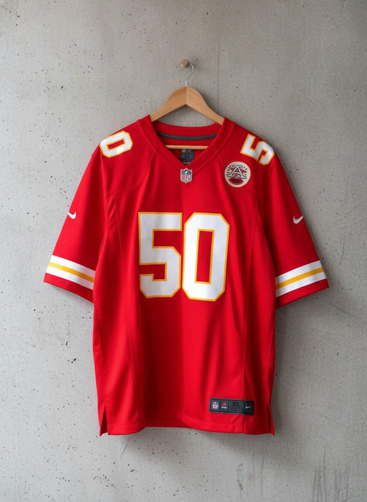 Men’s NFL Kansas City Chiefs Justin Houston American Football Shirt -XLarge-3457