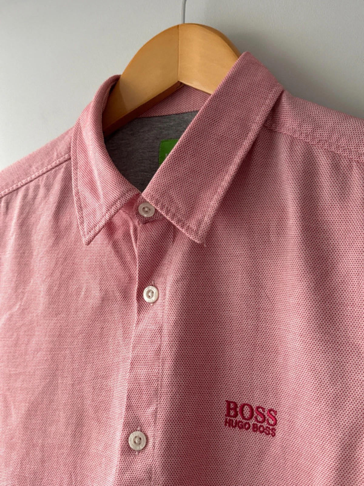 Men’s Hugo Boss Chambray Shirt In Modern Fit - Medium - 0253