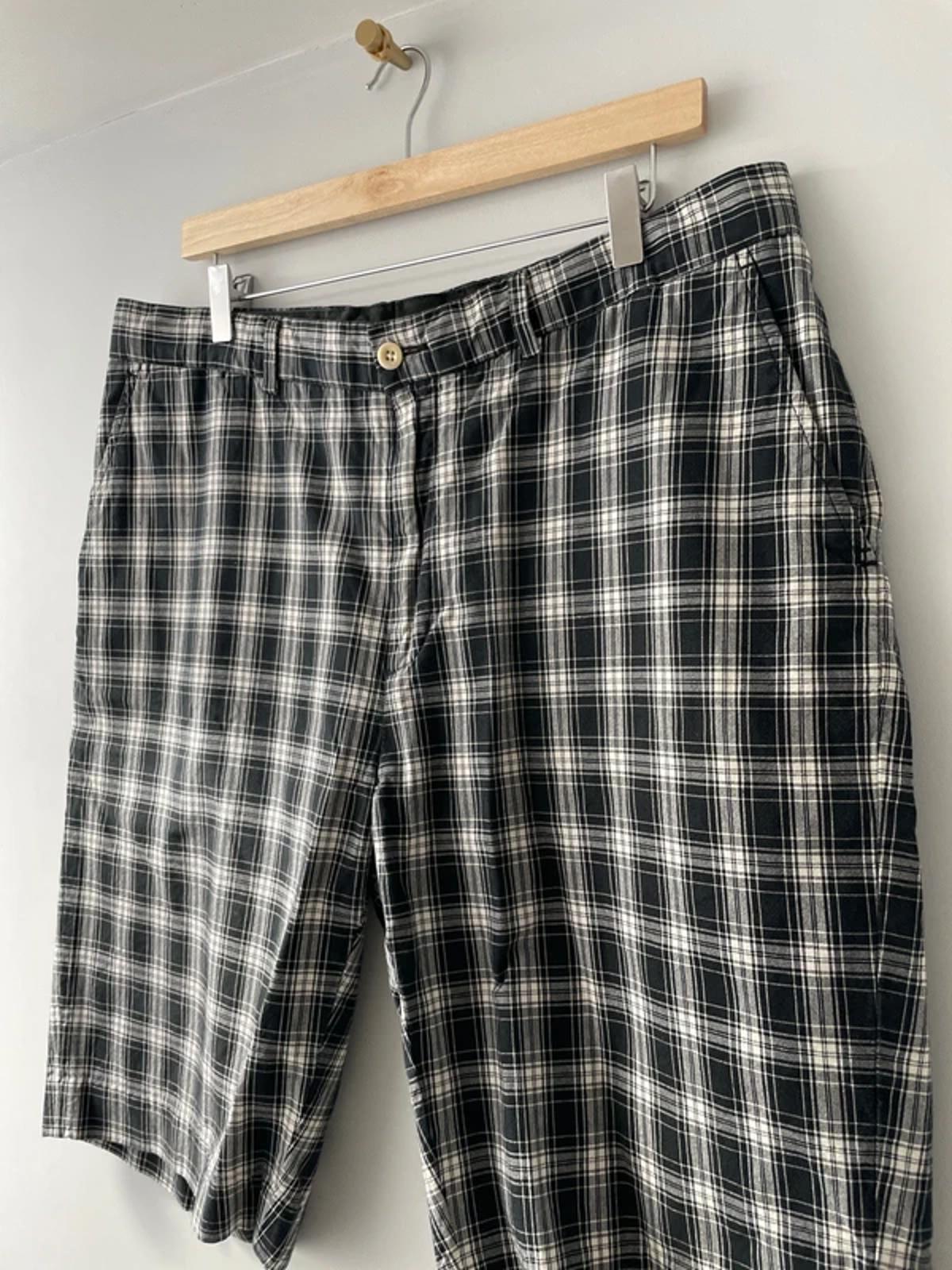 Mens Ralph Lauren Checked Shorts in Navy/Cream - W36/L11 - 3153