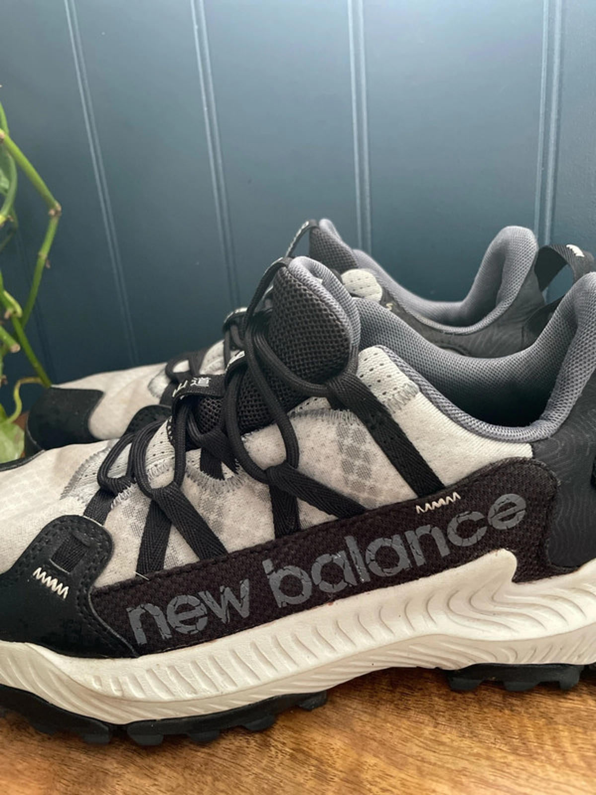 Men's New Balance Shando Chunky Sole Trainers In Black/White - UK 9 - 1635