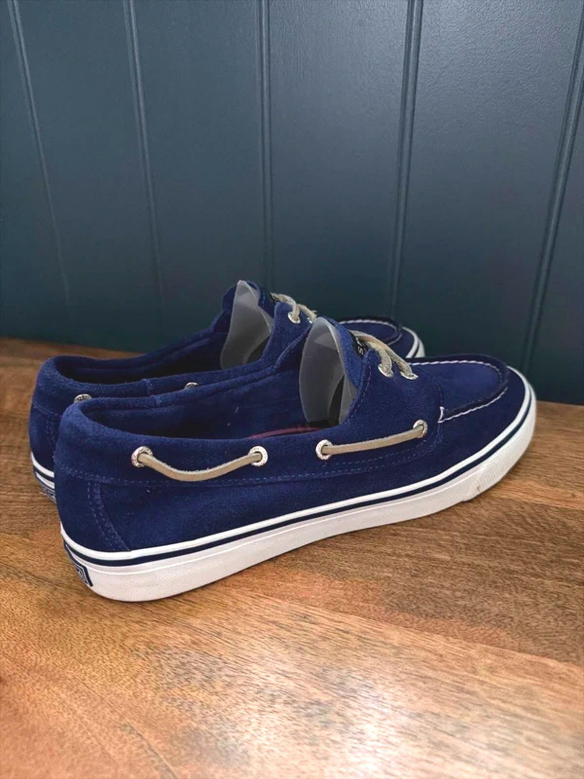 Women’s Sperry Premium Suede Classic Boat Deck Shoes In Navy - Uk8.5 - 3279