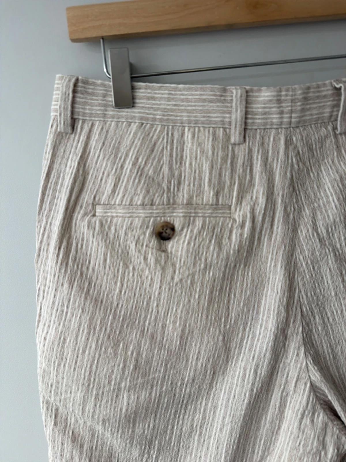 Men’s Jack & Jones Premium Linen Shorts In Beige - W32 - 3271