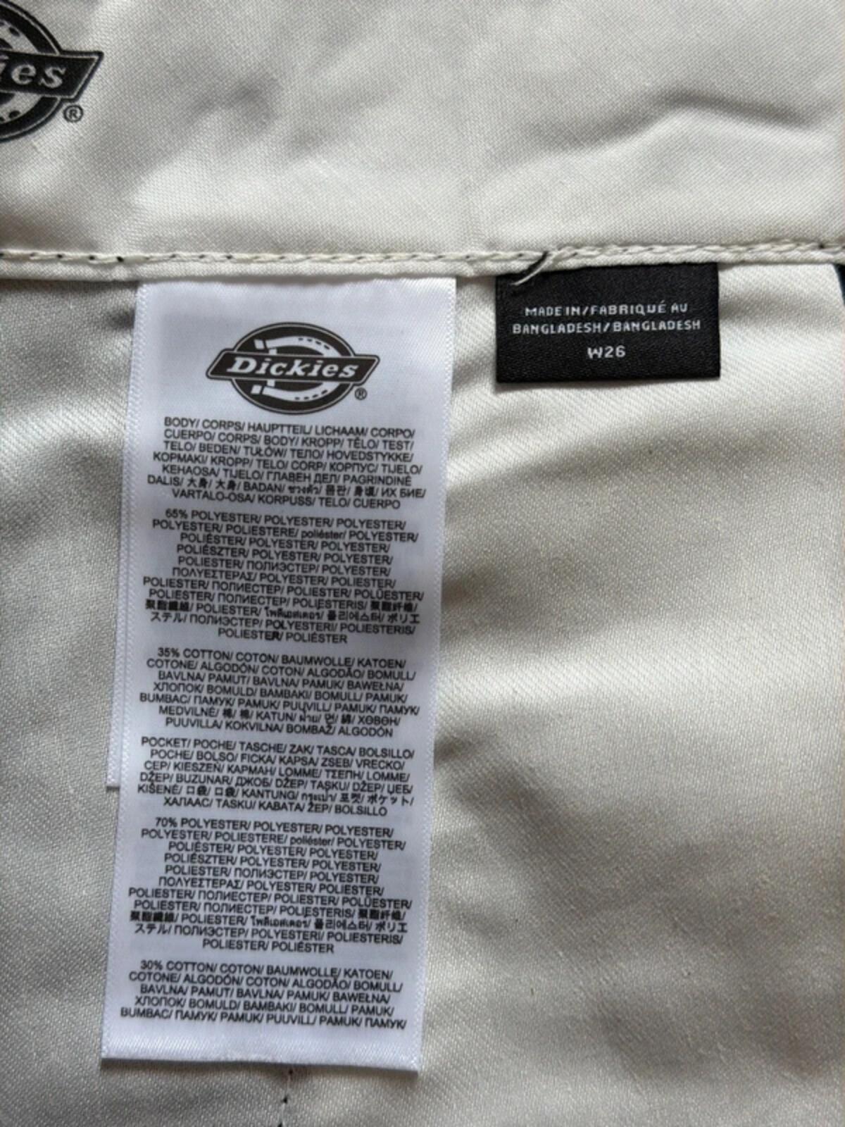 Women’s Dickies mini work skirt with pockets in black - W26 - 3437