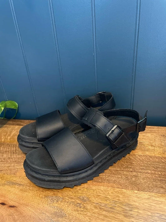Women’s Dr Martens Voss Chunky Sole Sandals In Black - UK6 - 3050