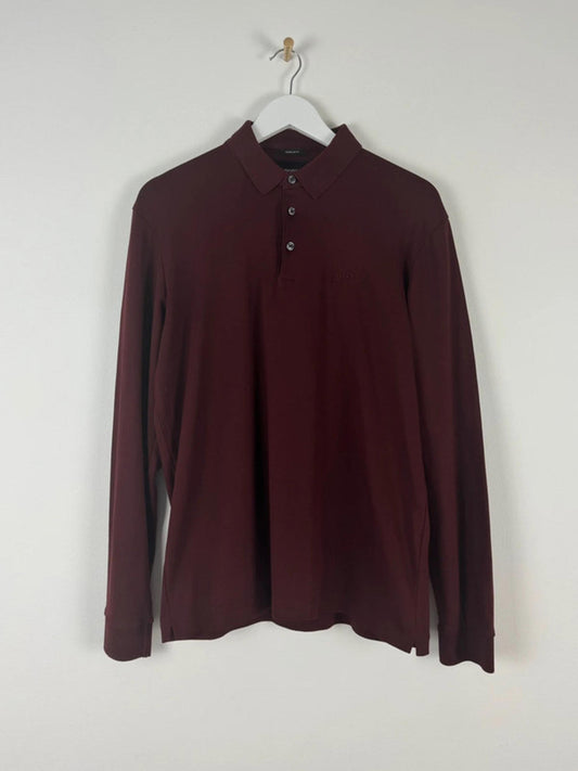 Men’s Hugo Boss Regular Fit Sift Touch long Sleeve Polo Shirt - Medium -1443