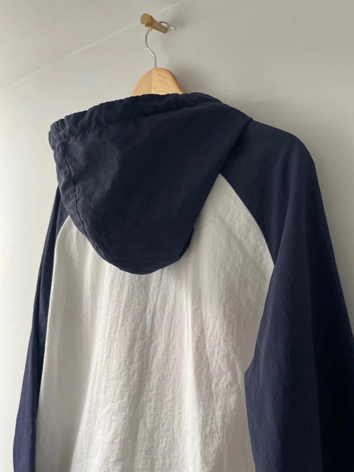 Men’s Fila Oversized Windbreaker 1/4 Zip Track Jacket In Navy - Small - 2089