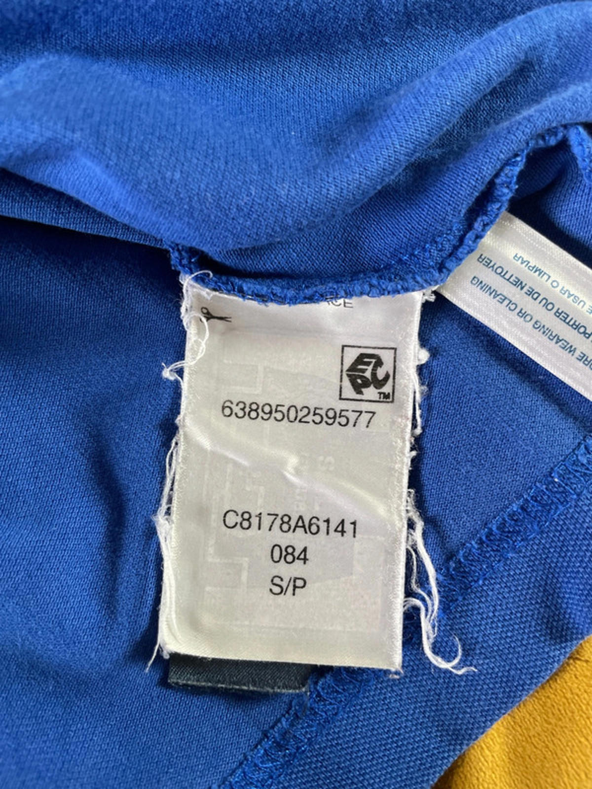 Men’s Tommy Hilfiger Slim Fit Blue Polo Top - Small - 1592