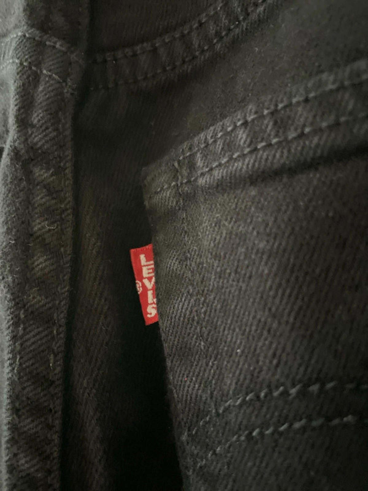 Women’s Levi’s High Waisted Ribcage Straight Fit Jeans In Black - W26/L27 - 2758