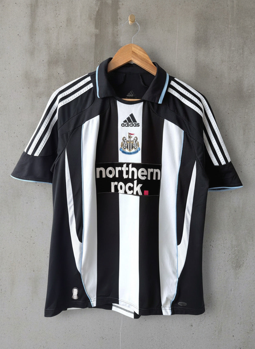 Men’s Newcastle 2007-09 Adidas Home Football Shirt Top - Medium - 3505