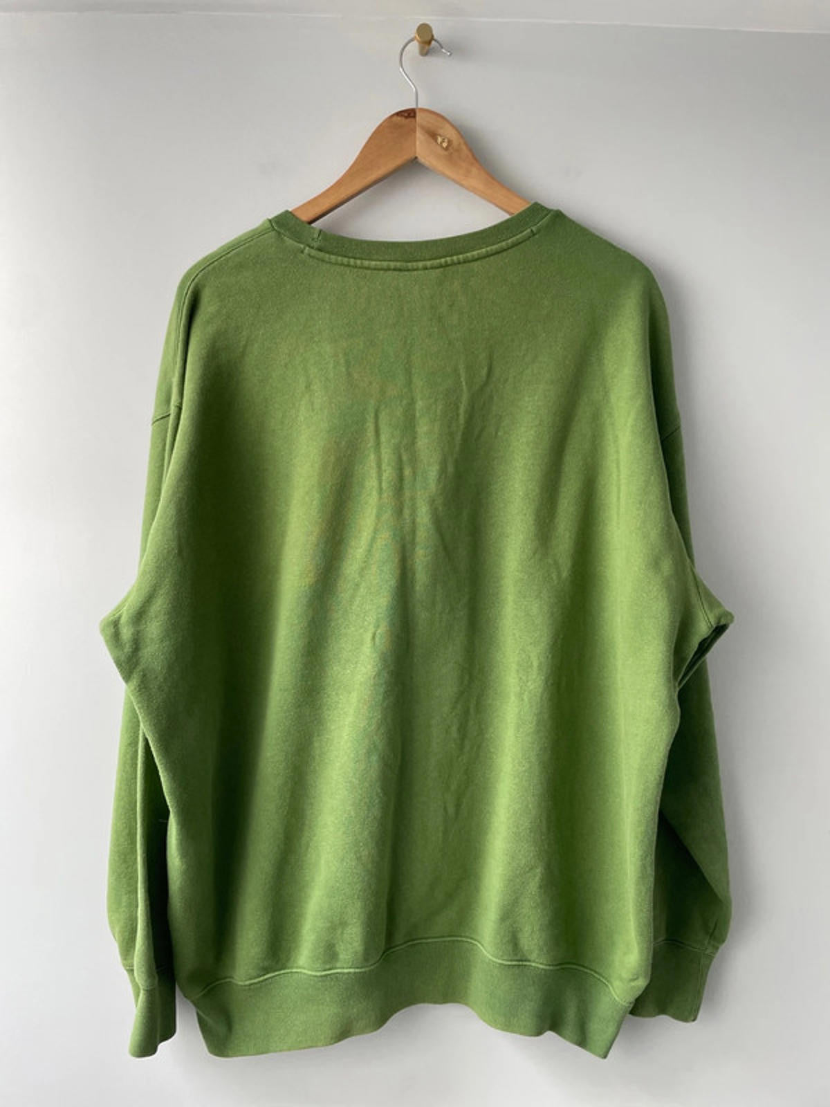 Men’s Champion Crew Neck Long Sleeve Jumper In Khaki - XLarge - 2237