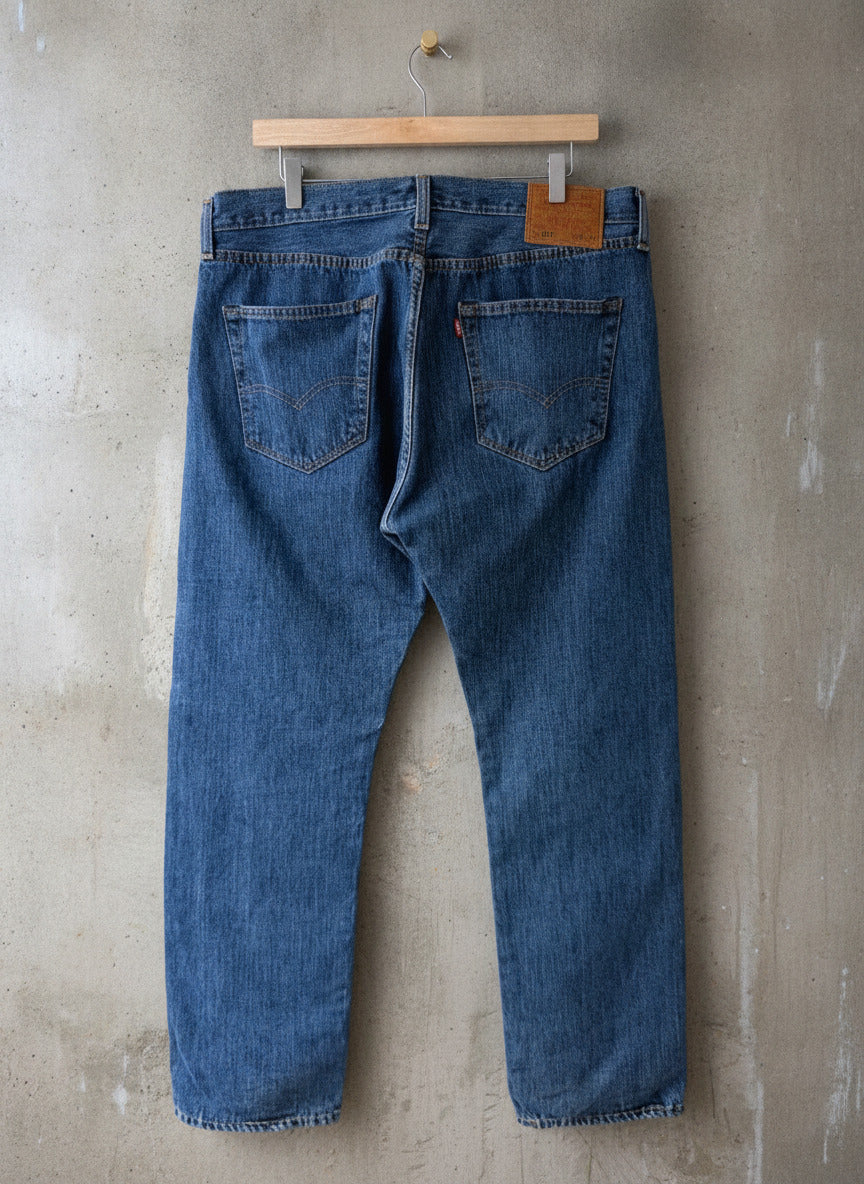 Men’s Levi's 501 Premium Range Jeans In Navy - W36/L32 - 3764