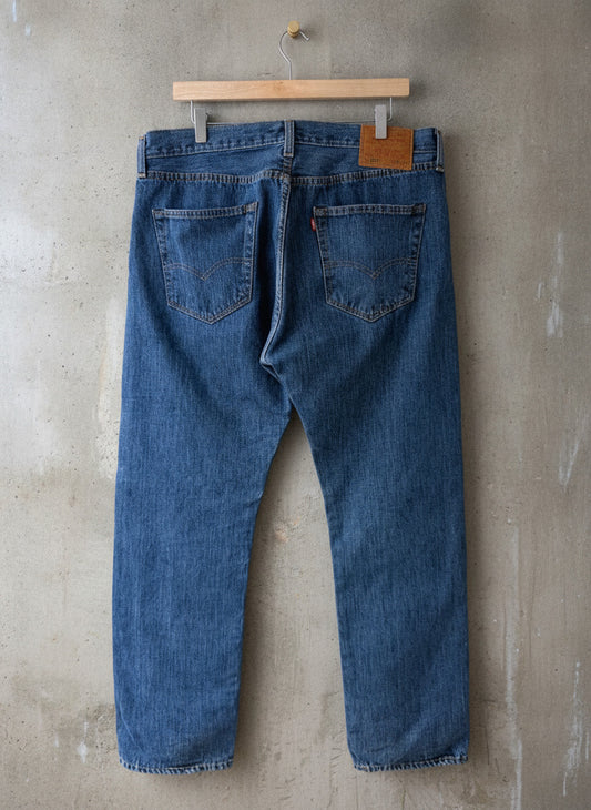 Men’s Levi's 501 Premium Range Jeans In Navy - W36/L32 - 3764