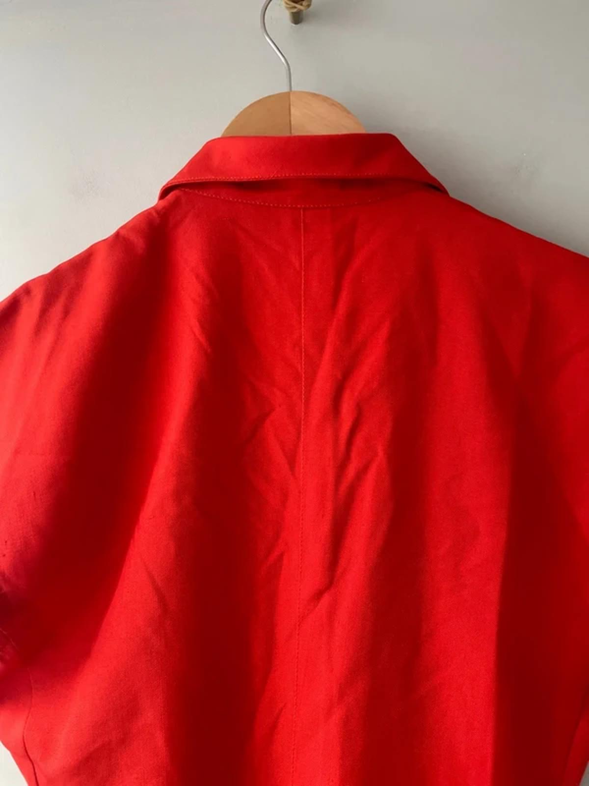 Women’s Emanuel Ungaro Designer Rare Find Cap Sleeve Dress In Red - UK8 - 3039