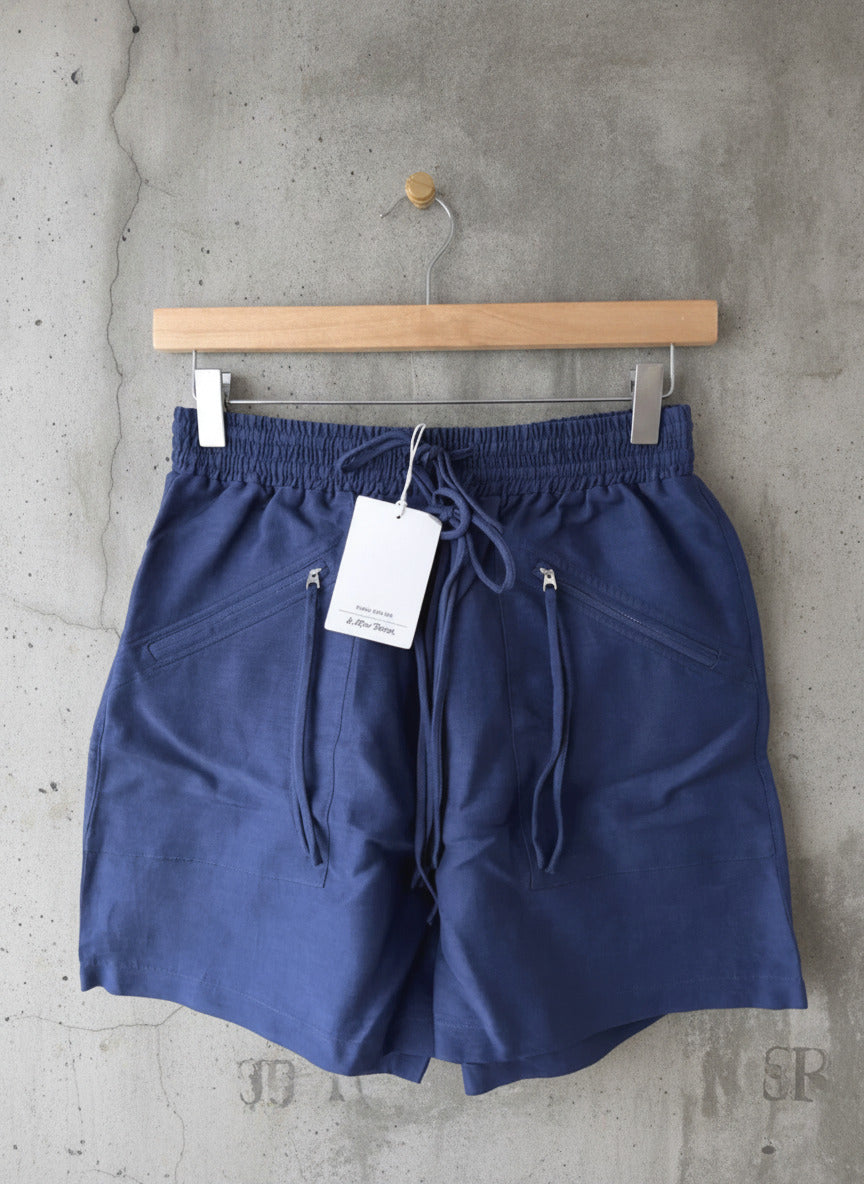 Women’s & Other Stories High Waisted Linen Shorts In Navy - XSmall - 3365