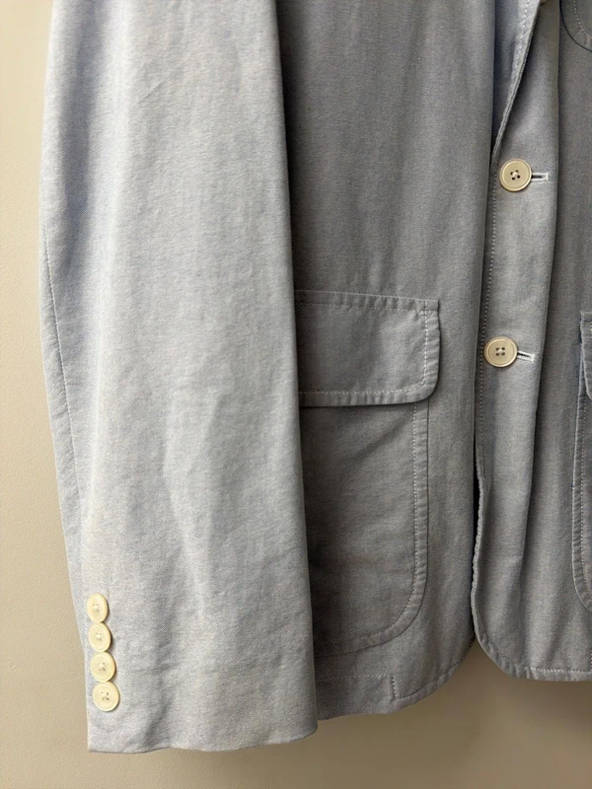 Men’s Ralph Lauren Custom Fit Chambray Blazer In Blue - Medium - 3240