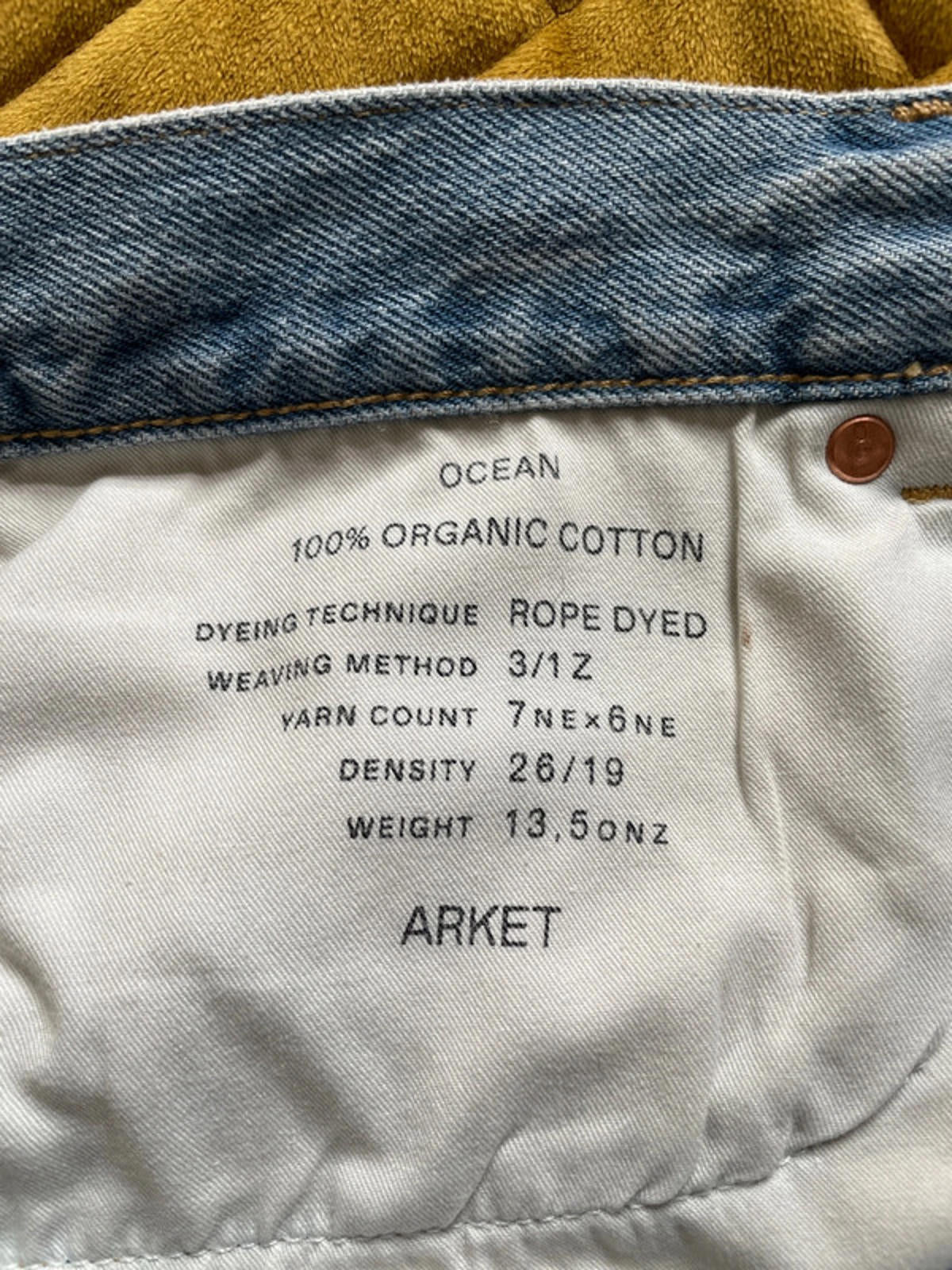 Mens Arket Premium Straight Fit Jeans  - W32/L32 - 1860