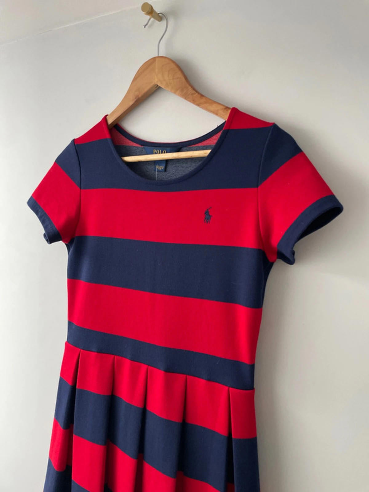Women’s Ralph Lauren Stripped Jersey Tennis Dress - UK10 - 1967