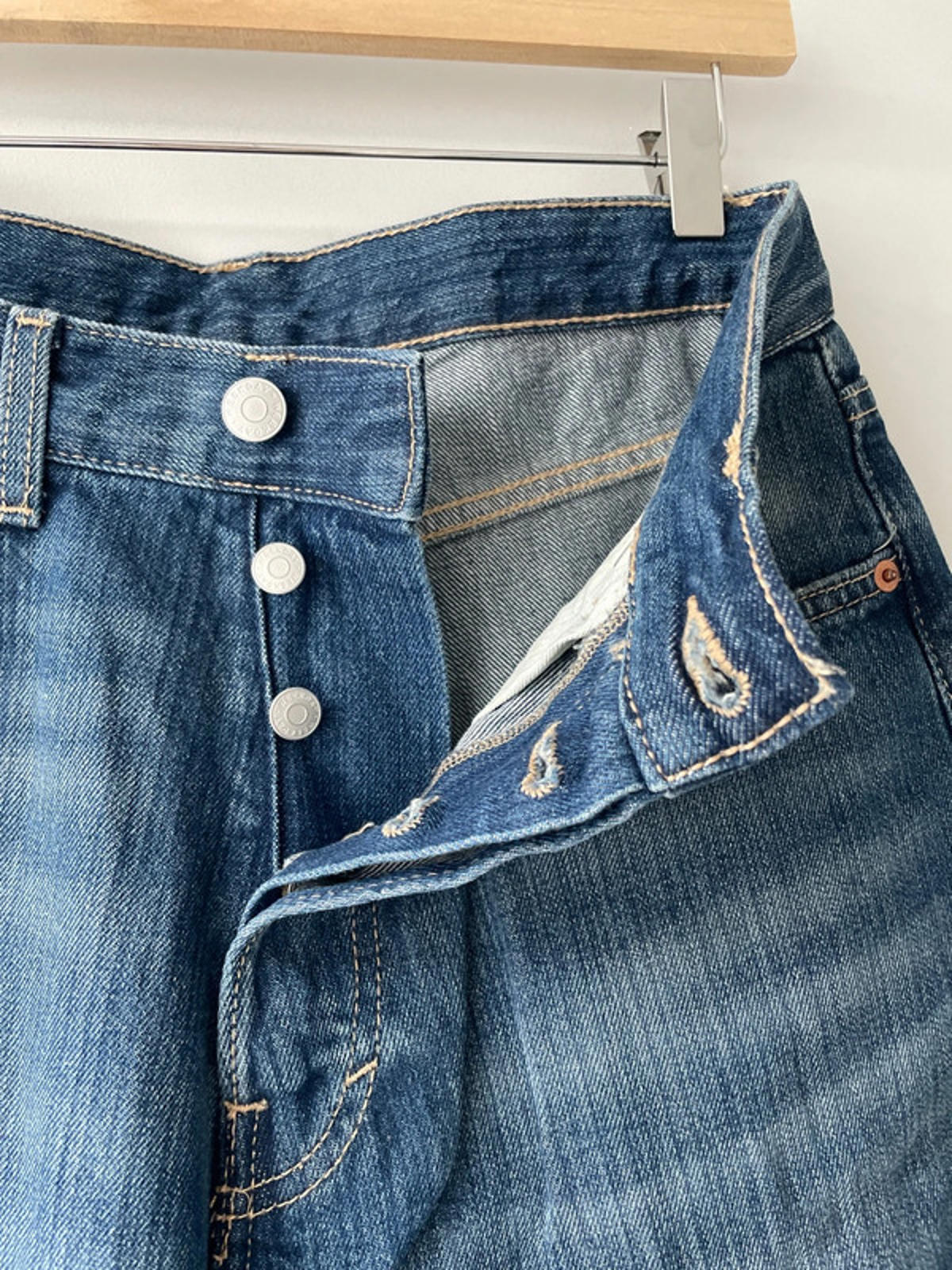 Women’s Weekday Astro Loose Baggy Fit Jeans in Blue - W26/L34 - 2487