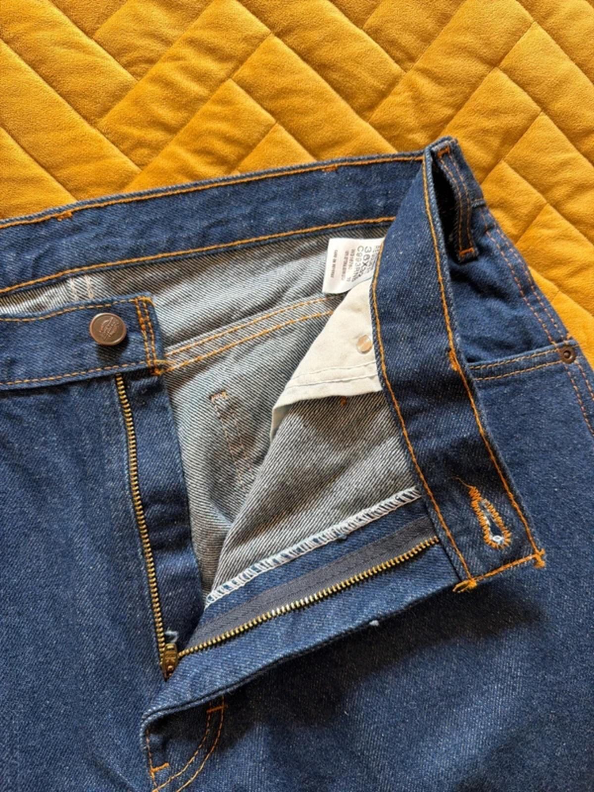 Men’s Dickies Baggy Fit Jeans In Navy Blue - W36/L32 - 3375