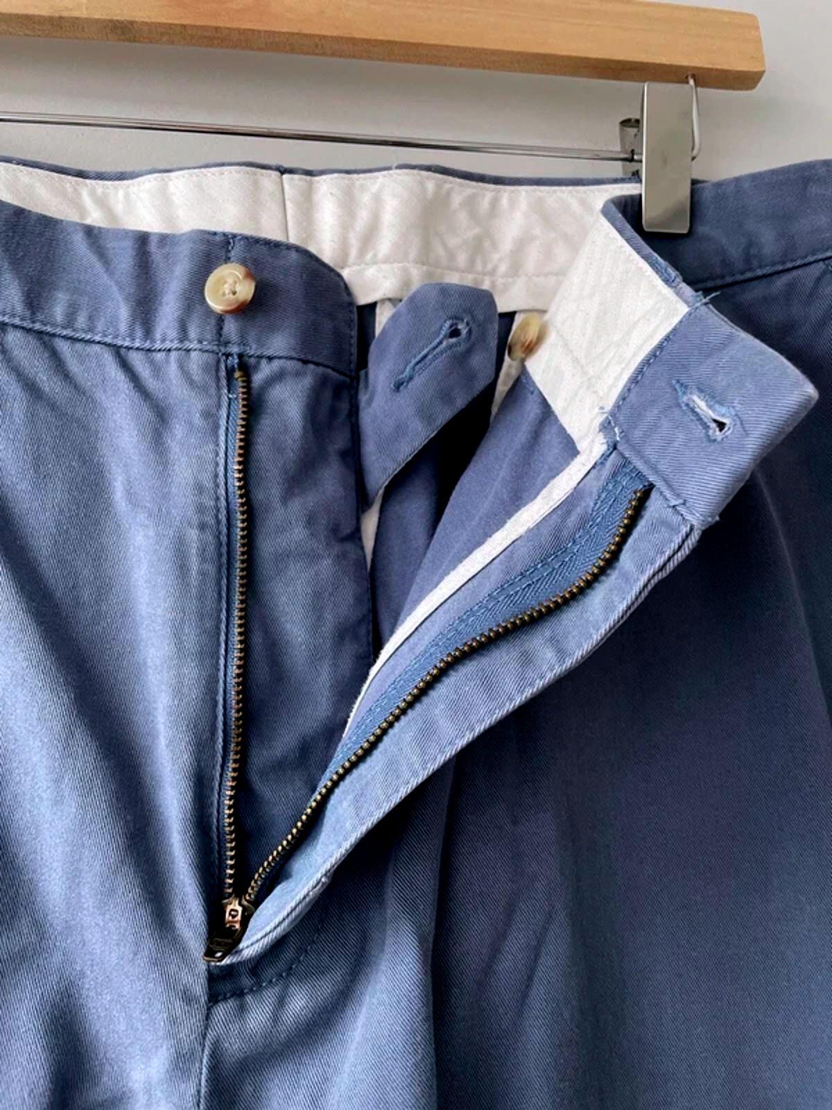 Men’s Ralph Lauren Preston Fit Chino Trousers In Blue - W38/L32 - 2957