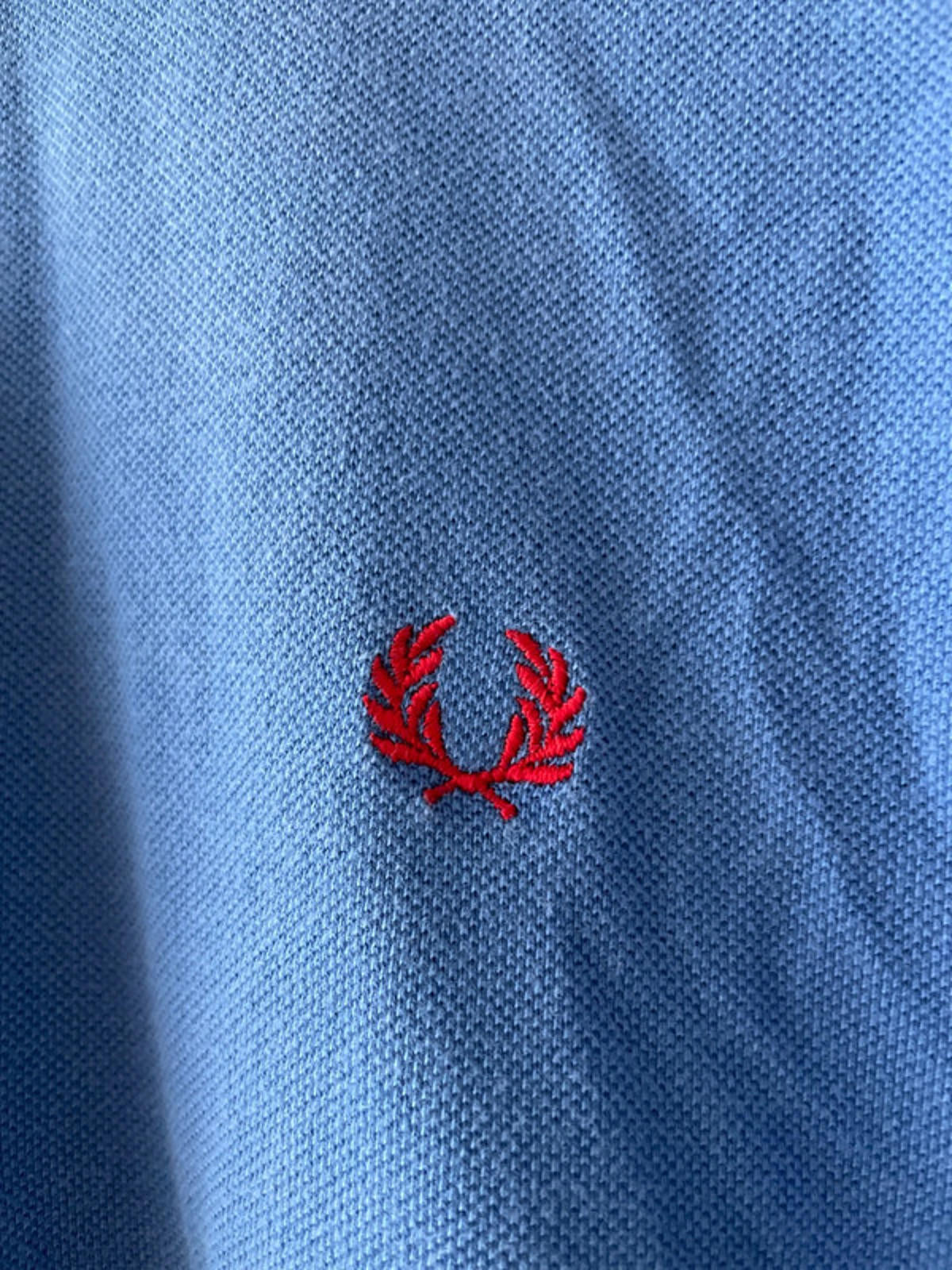 Men’s Fred Perry Short Sleeve Classic Polo Shirt In Blue - XLarge - 2882