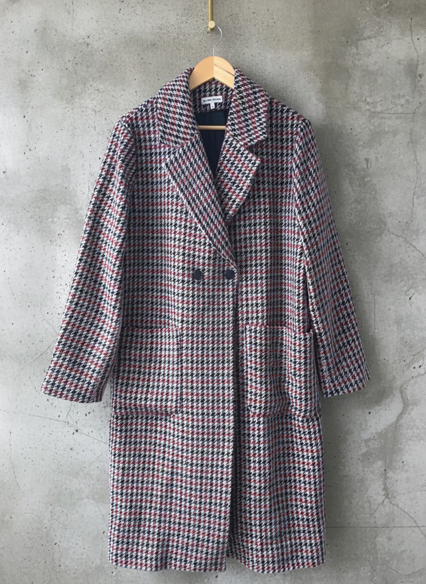 Women’s Another Sunday Premium Wool Longline Double Breasted Coat - UK16 - 2662