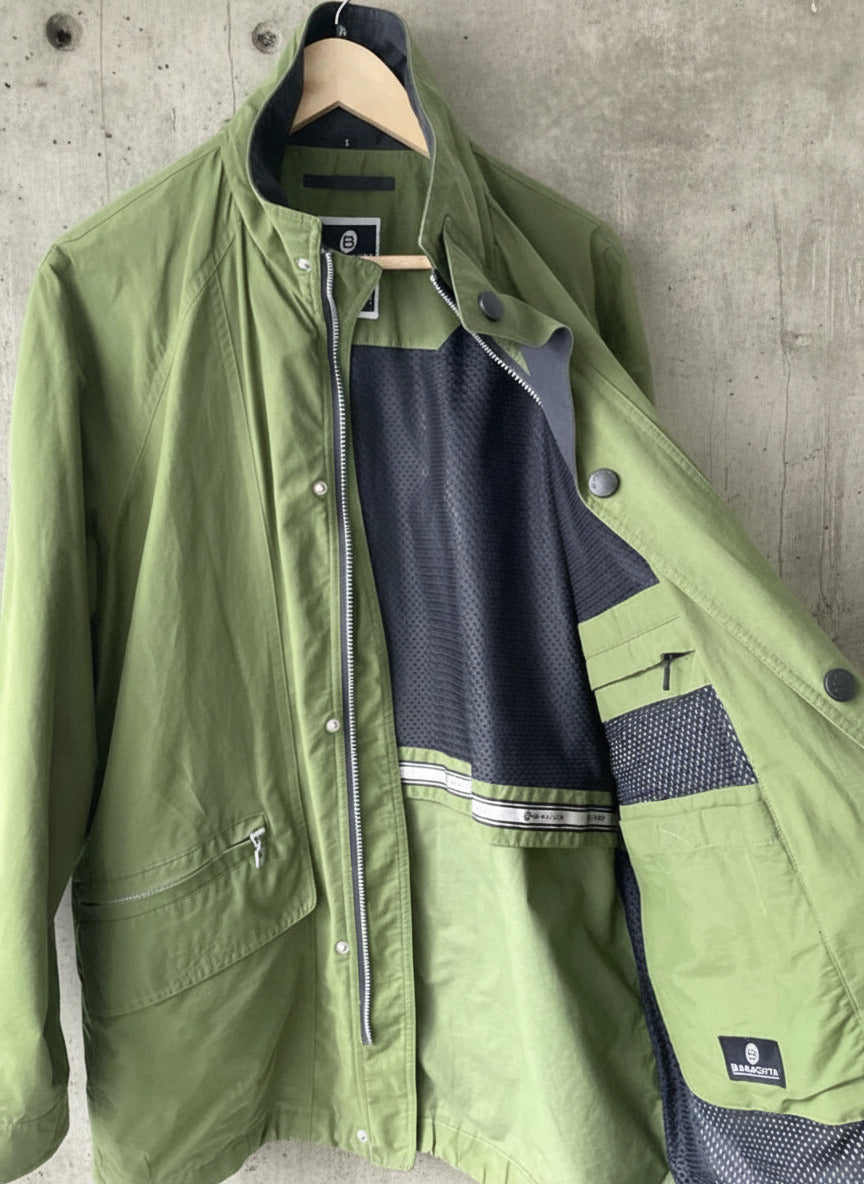 Men’s Baracuta Premium Oversized Fit Trench Coat Jacket In Khaki - Small - 2339